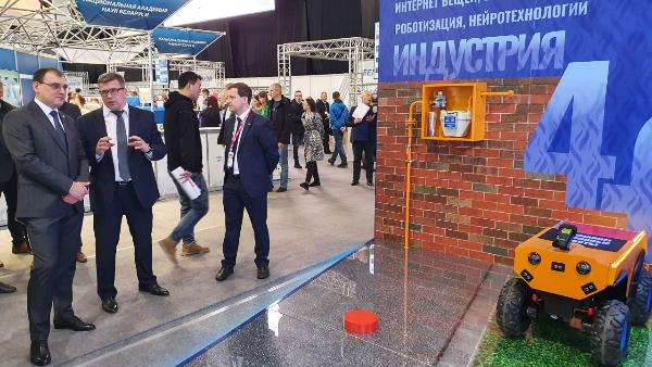 Мобильного робота для определения мест утечки газа на подземных газопроводах представили на выставке «ТИБО»