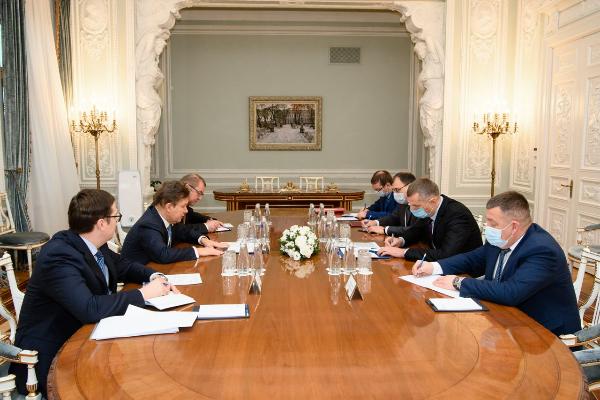 Виктор Каранкевич и Дмитрий Крутой провели переговоры с Алексеем Миллером